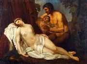 Annibale Carracci Venus inebriated by a Satyr Spain oil painting artist